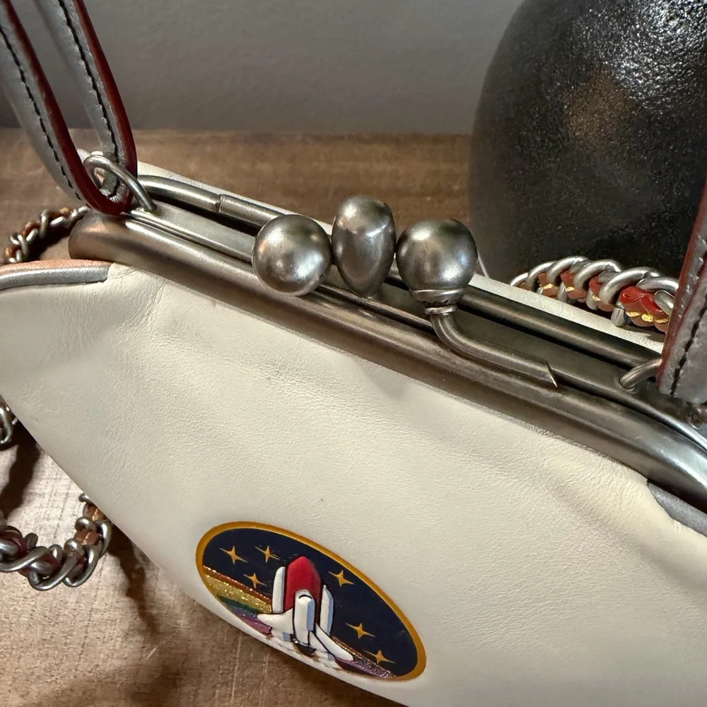 Coach X NASA 1941 Space Rocket Kisslock Frame Bag - Picture 3 of 13